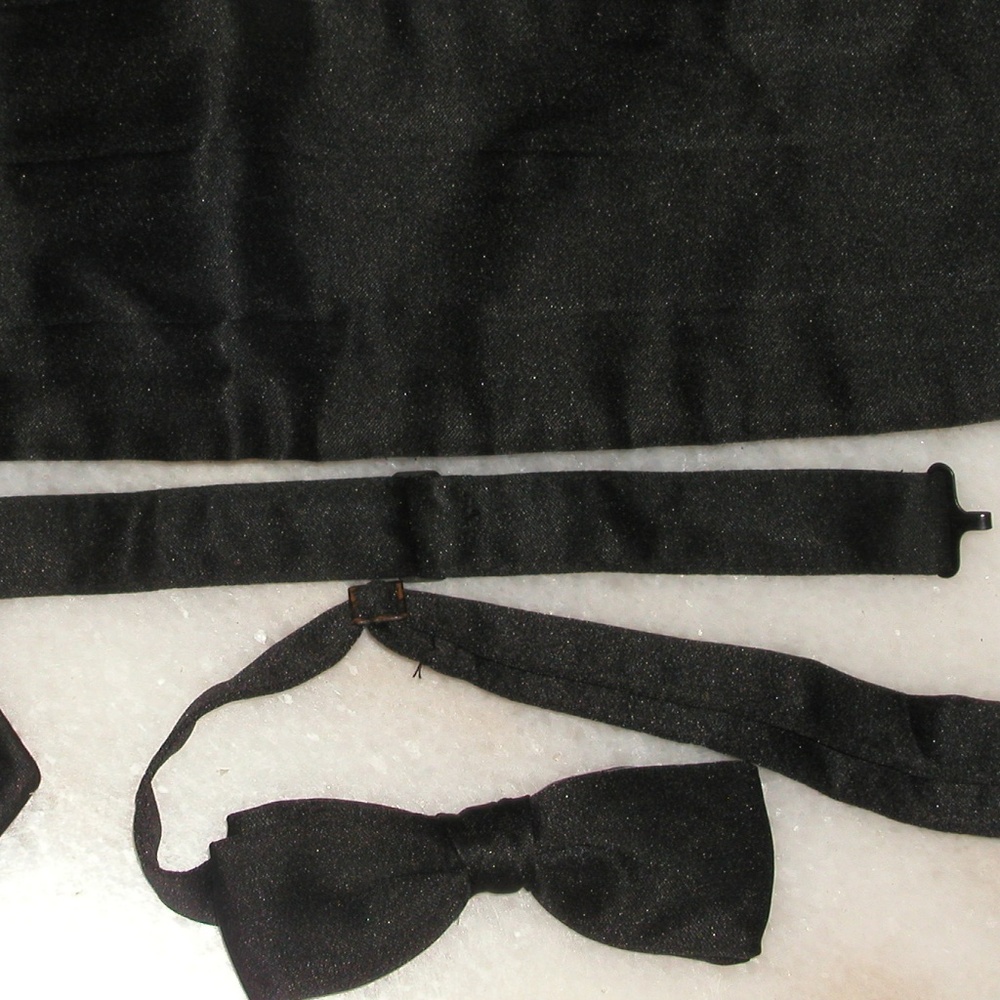 Men Formal Cravat Party Ascot Cummerbund Neck Bow